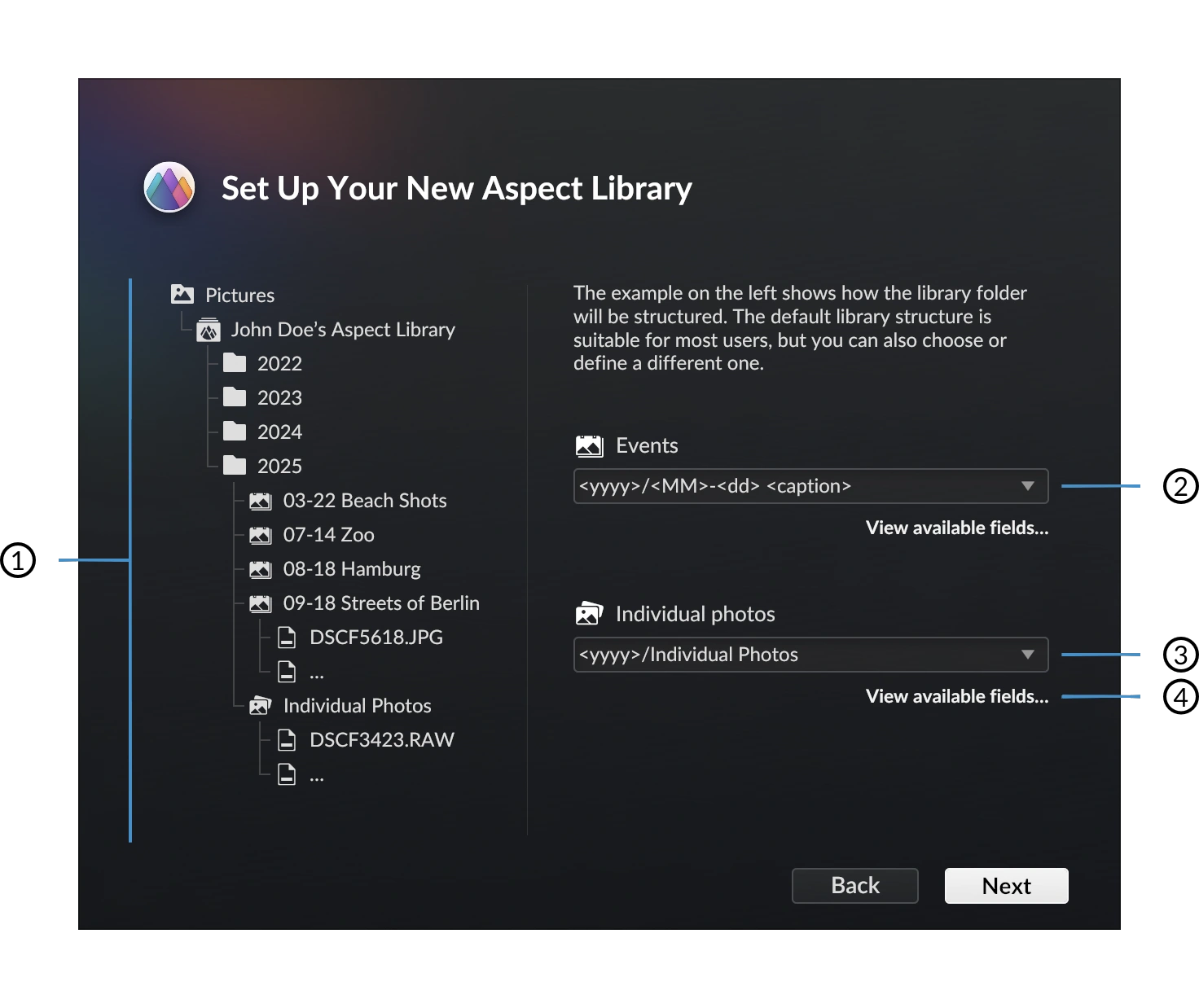 Custom storage pattern configuration